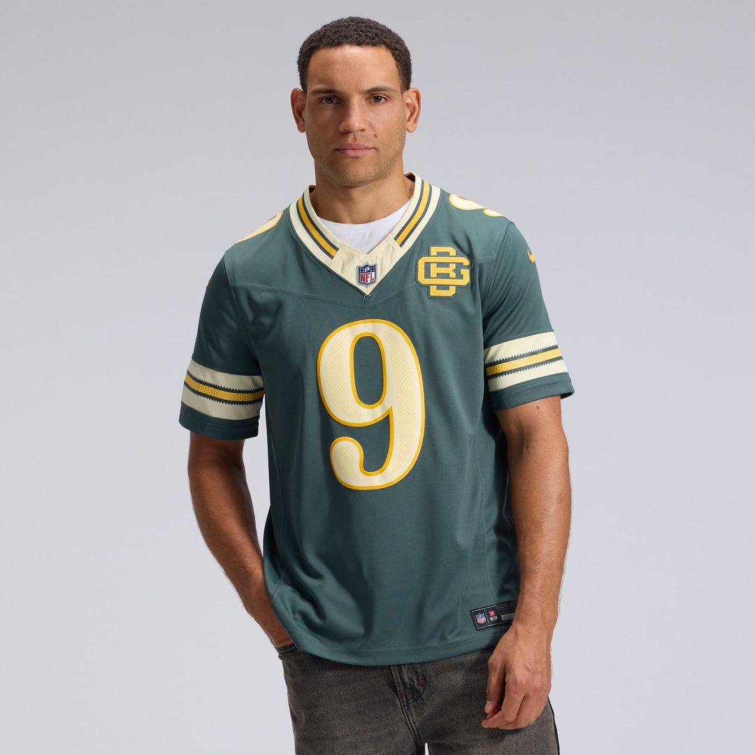 Green Bay Packers Christian Watson Nike Green 2026 Rivalries Collection Stitched Limited Jersey