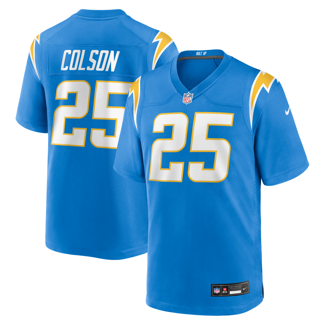 Los Angeles Chargers Junior Colson Nike Powder Blue Team Game Jersey