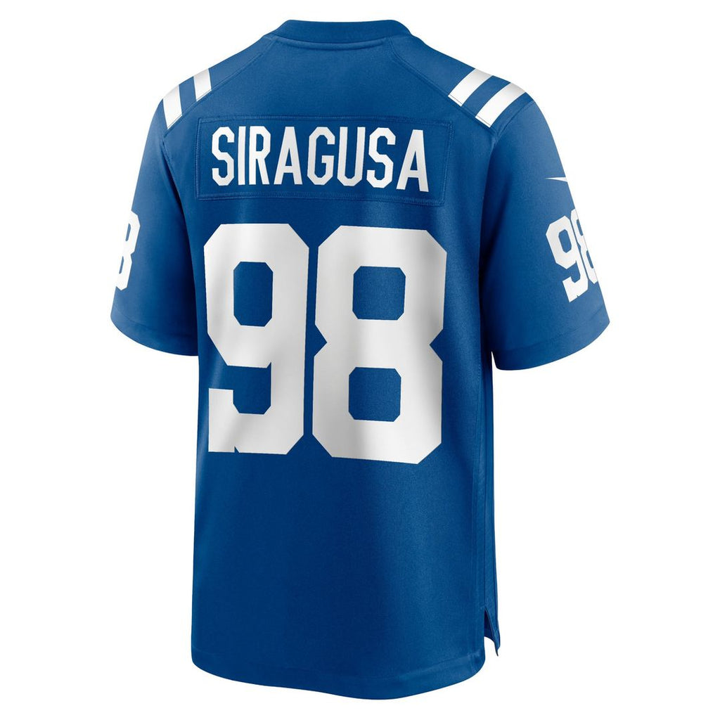 Indianapolis Colts Tony Siragusa Nike Blue Retired Player Alternate Game Jersey