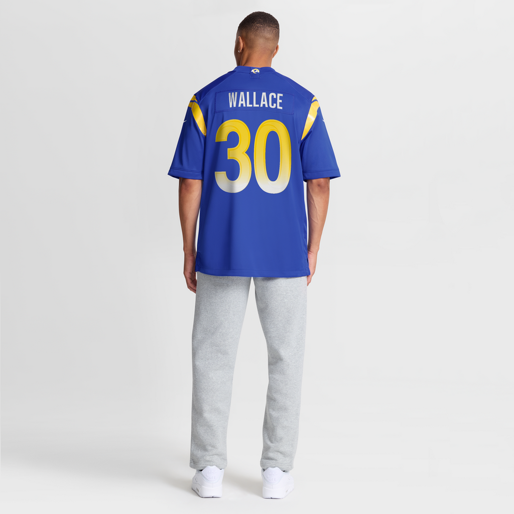 Los Angeles Rams Josh Wallace Nike Royal Game Jersey