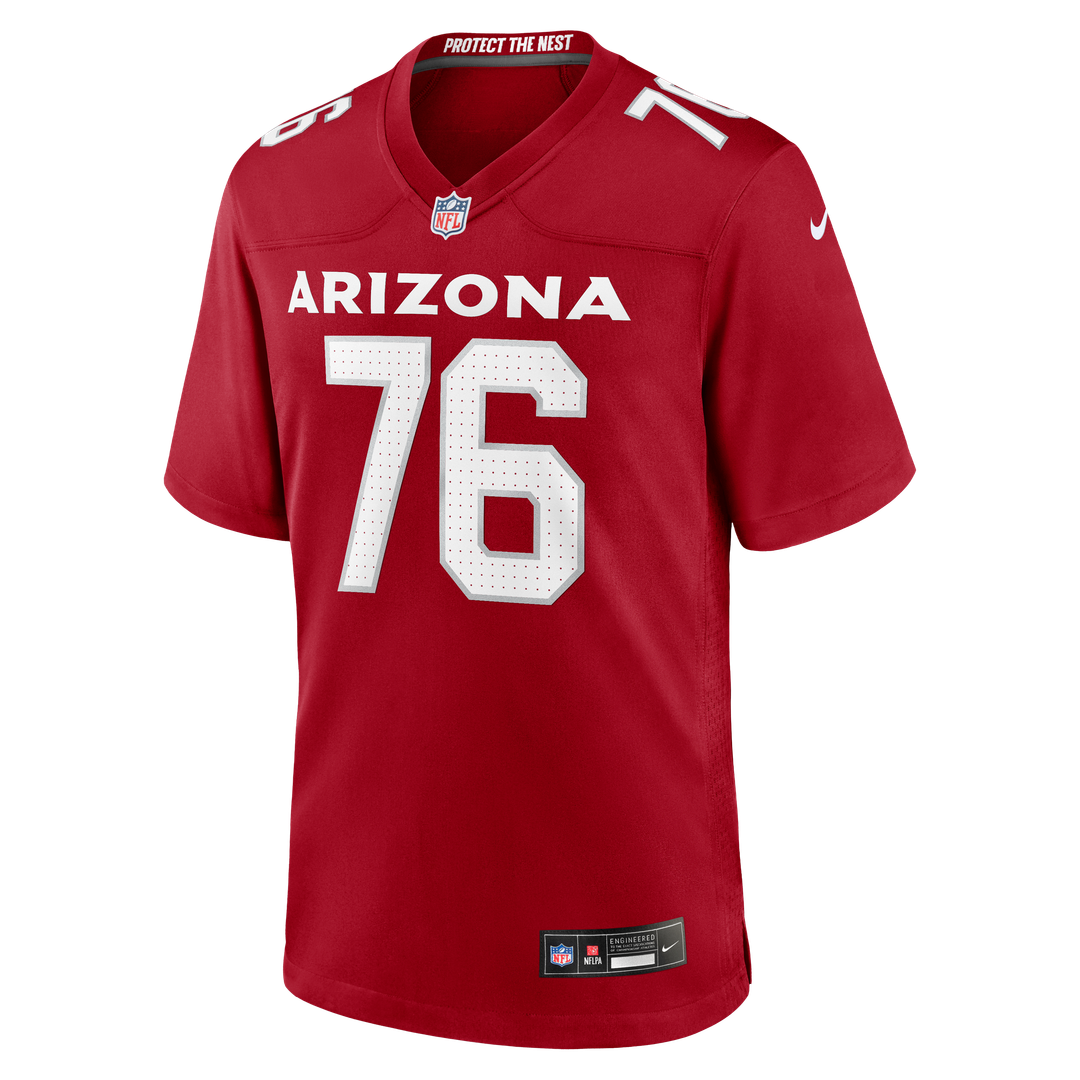 Arizona Cardinals Will Hernandez Nike Cardinal Team Game Jersey