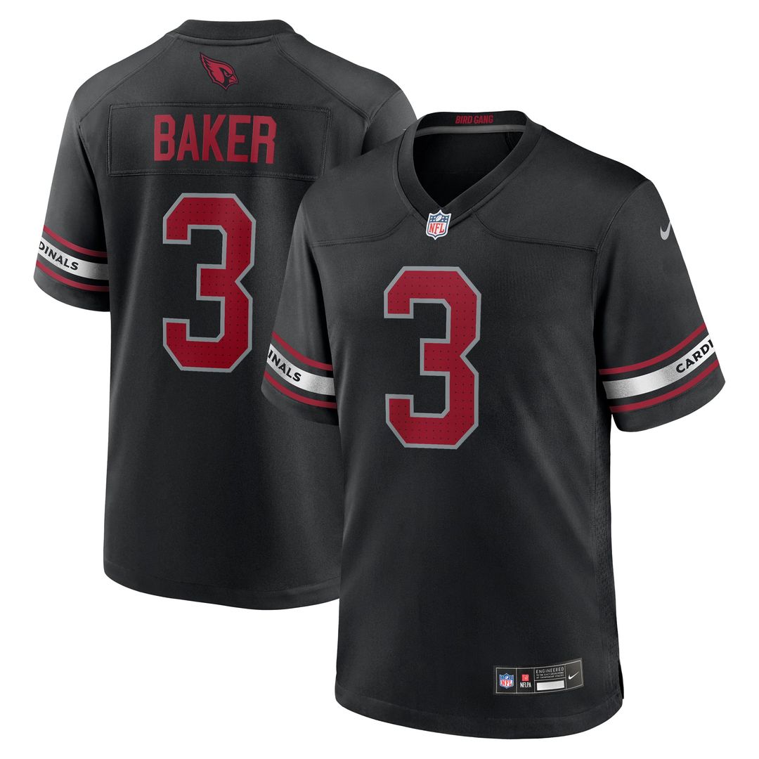Arizona Cardinals Budda Baker Nike Black Game Jersey