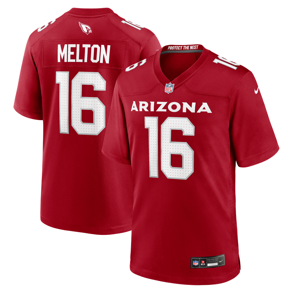 Arizona Cardinals Max Melton Nike Cardinal Team Game Jersey