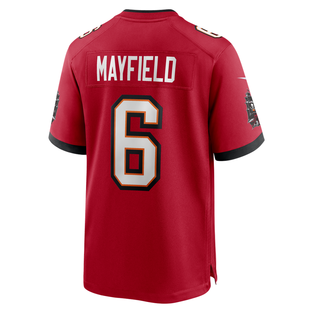 Tampa Bay Buccaneers Baker Mayfield Nike White Away Game Jersey