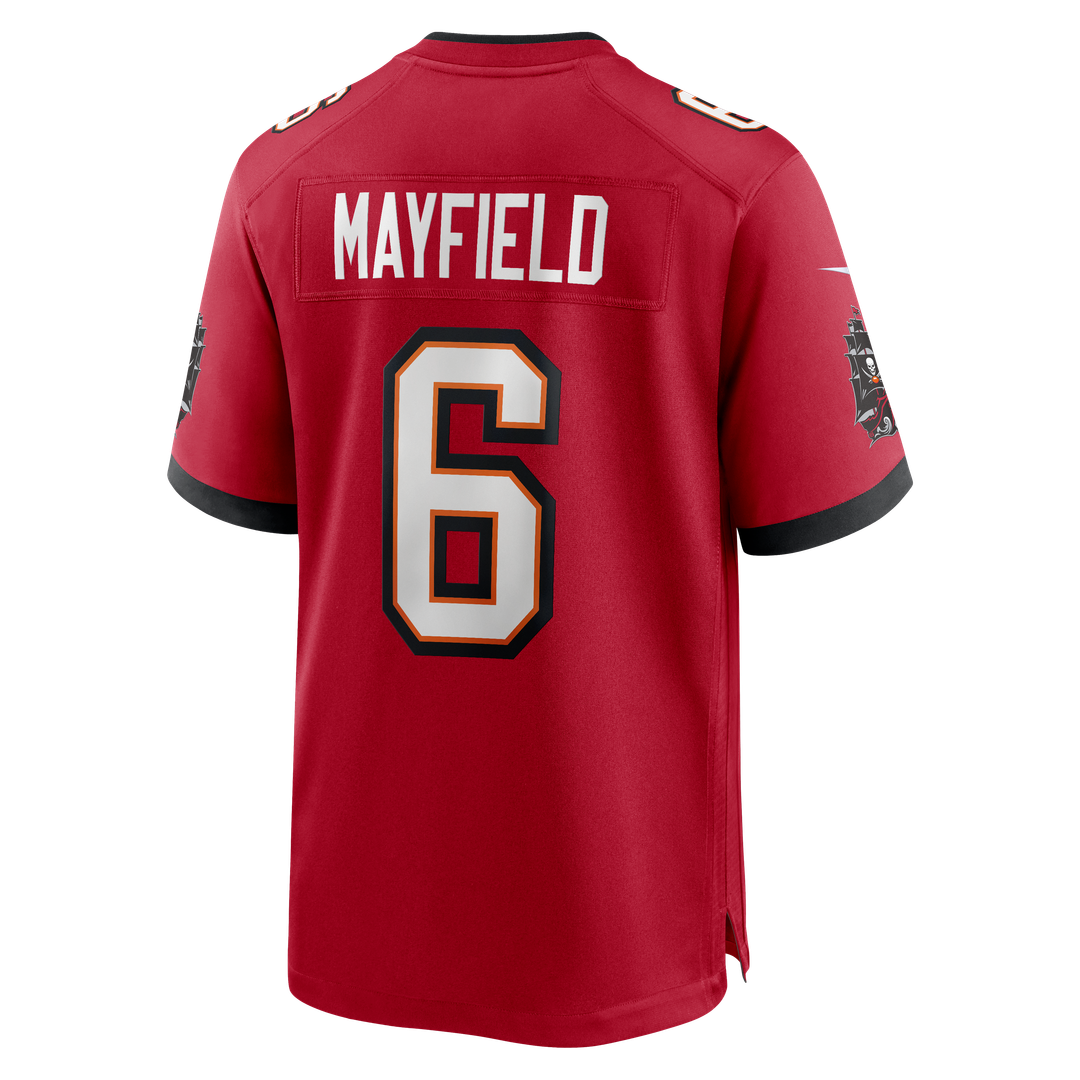 Tampa Bay Buccaneers Baker Mayfield Nike White Away Game Jersey