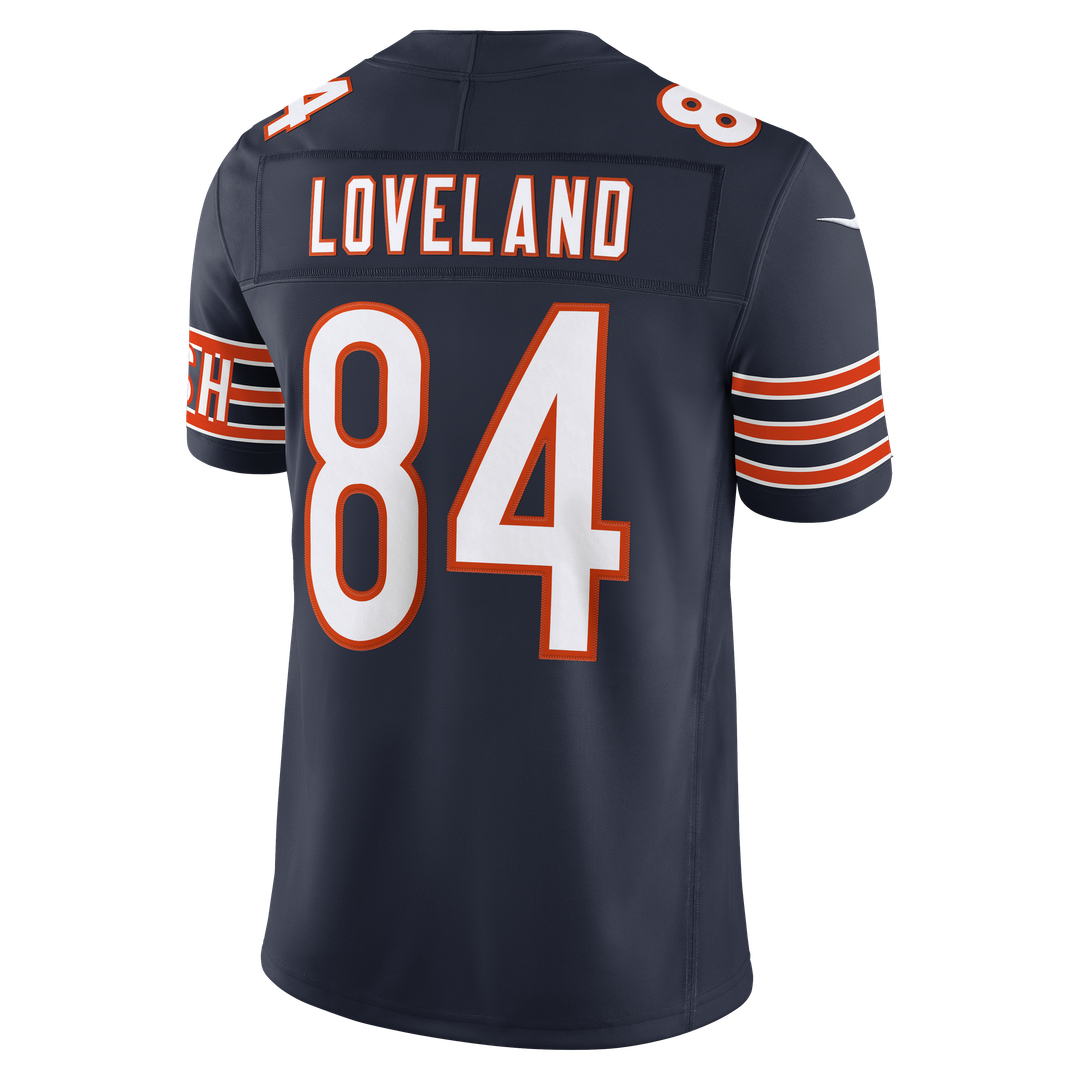 Chicago Bears Colston Loveland Nike Navy Team Vapor F.U.S.E. Stitched Limited Jersey