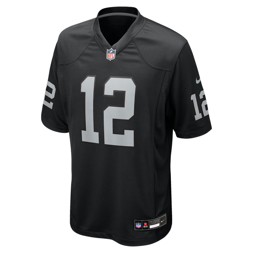 Las Vegas Raiders Ken Stabler Nike Black Game Retired Player Jersey