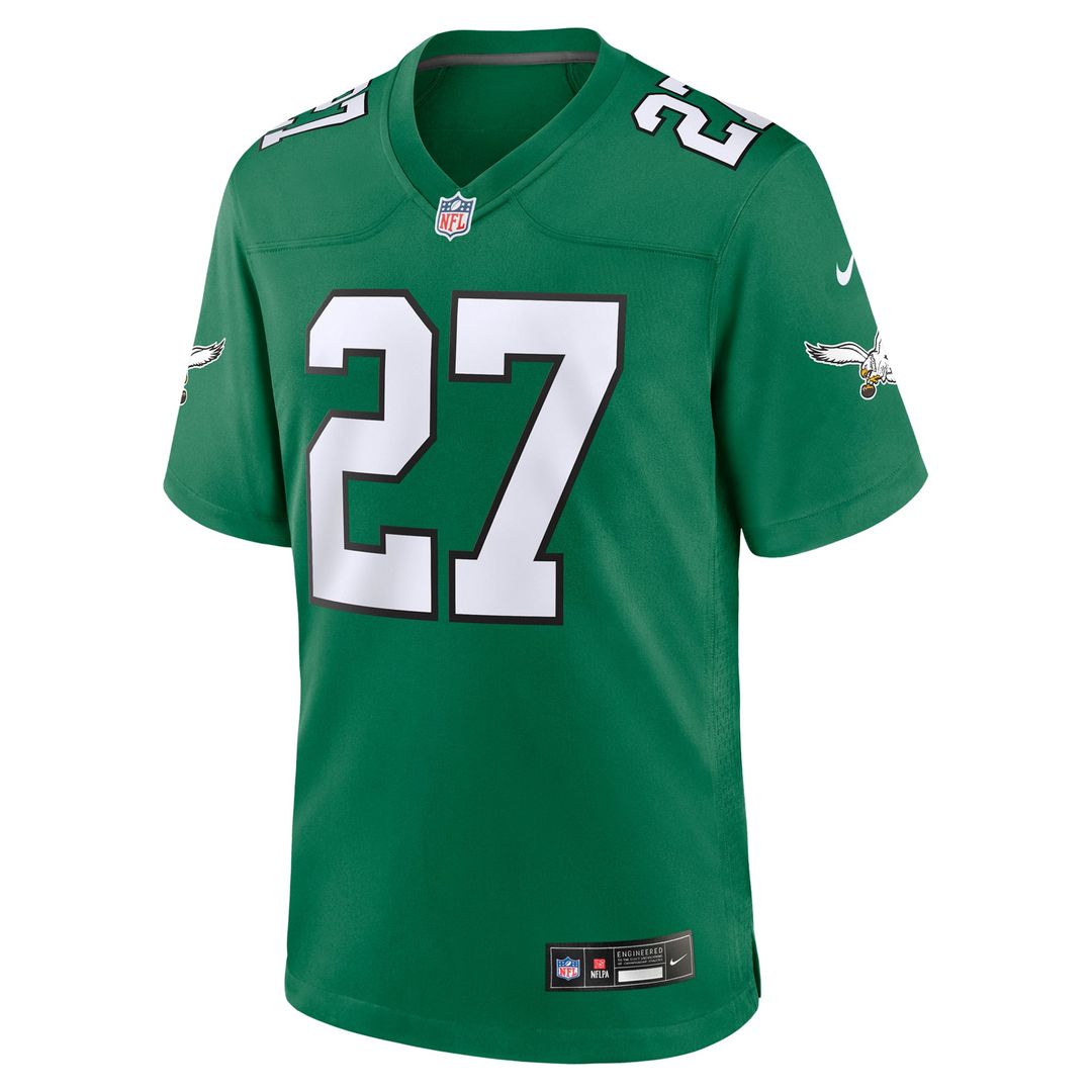 Philadelphia Eagles Quinyon Mitchell Nike Black Alternate Game Jersey