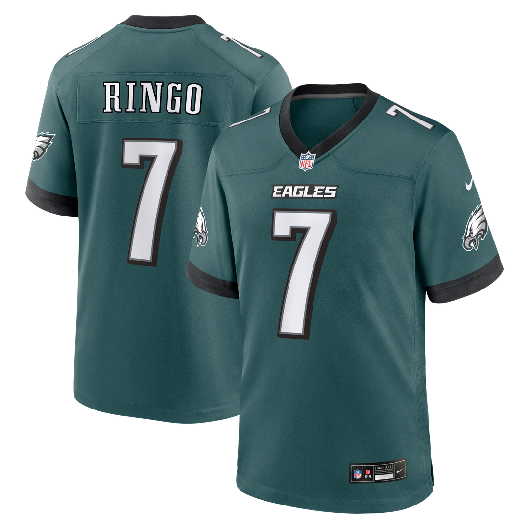 Philadelphia Eagles Kelee Ringo Nike Midnight Green Team Game Jersey