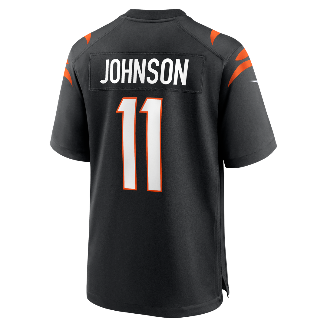 Cincinnati Bengals Josh Johnson Nike Black Team Game Jersey