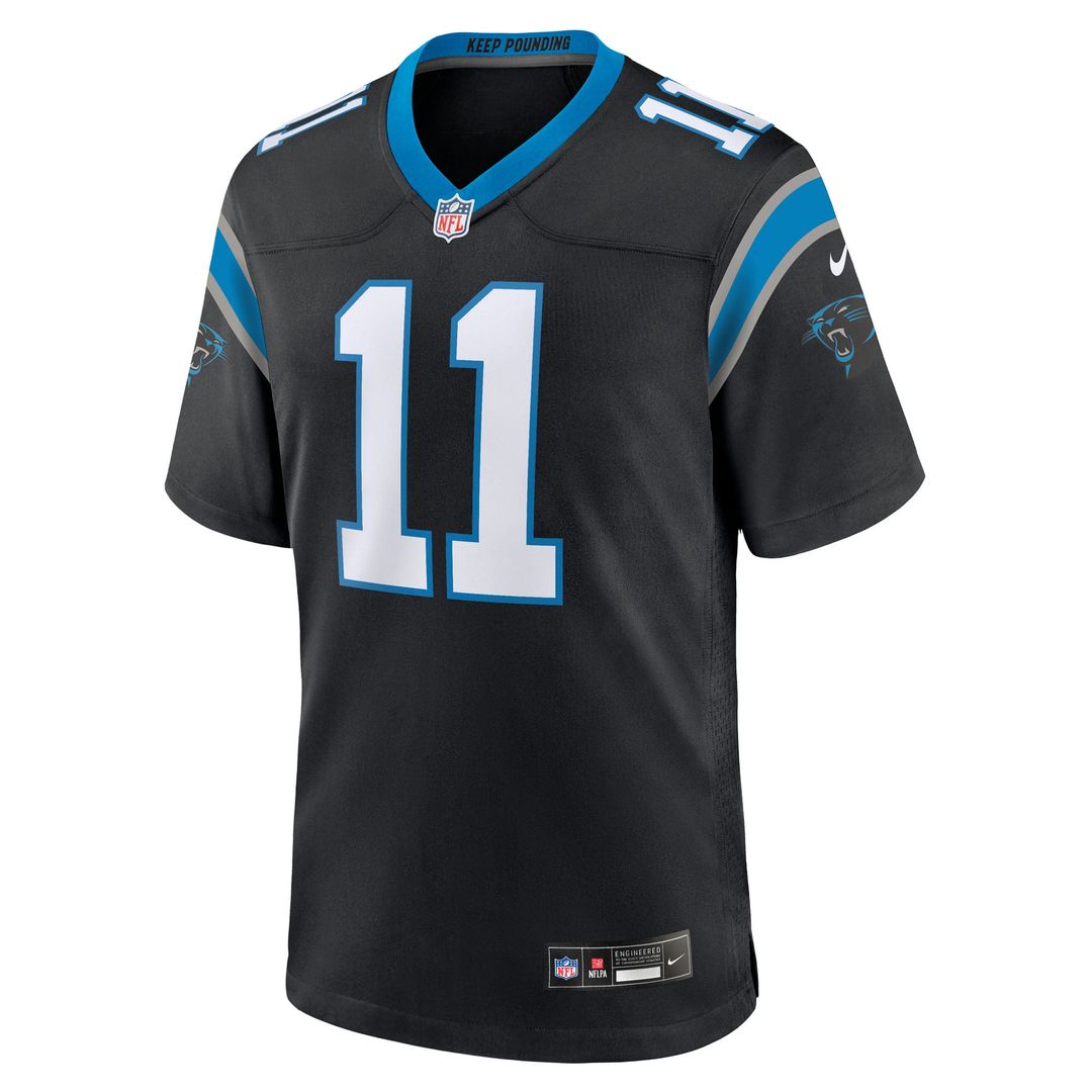 Carolina Panthers Nic Scourton Nike Black Team Game Jersey