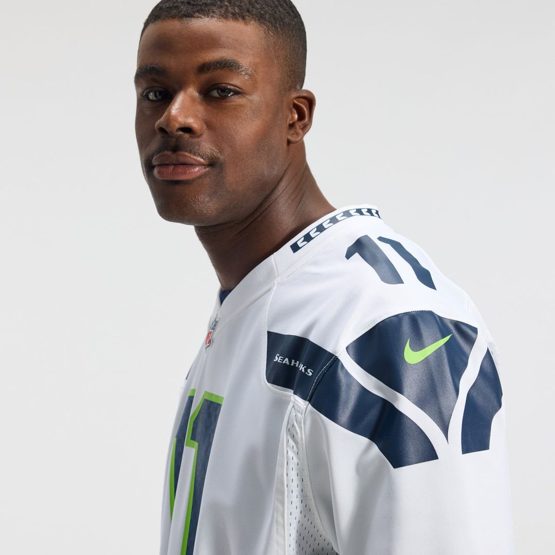 Seattle Seahawks Jaxon Smith-Njigba Nike College Navy Game Jersey
