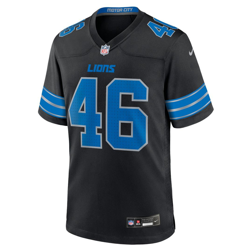 Detroit Lions Jack Campbell Nike Blue Game Jersey