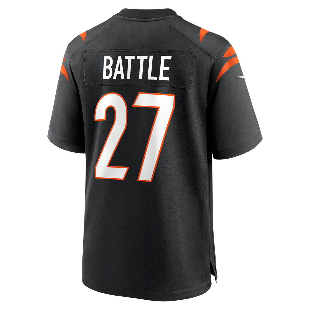 Cincinnati Bengals Jordan Battle Nike Black Team Game Jersey
