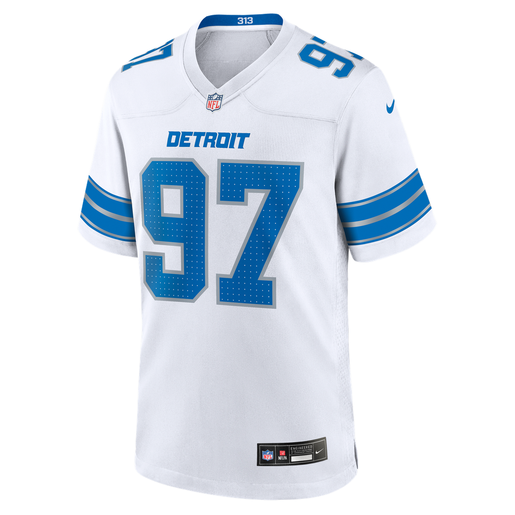 Detroit Lions Aidan Hutchinson Nike Black 2nd Alternate Game Jersey