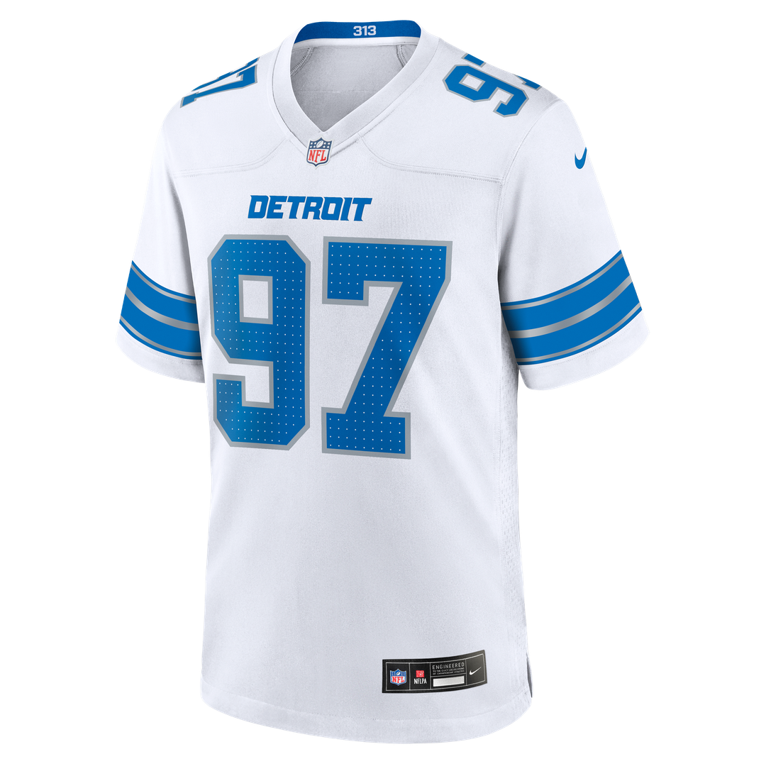 Detroit Lions Aidan Hutchinson Nike Black 2nd Alternate Game Jersey