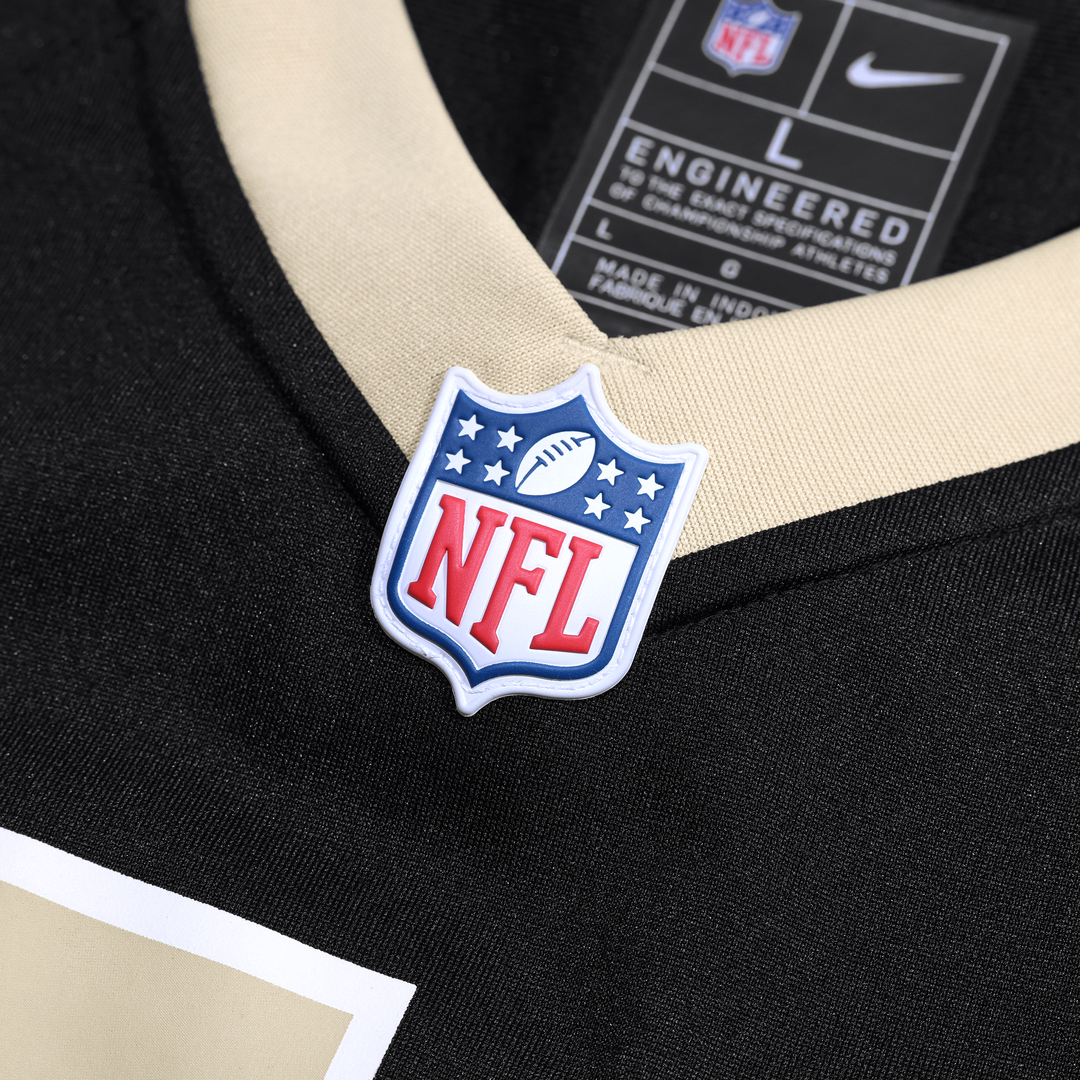 New Orleans Saints Devaughn Vele Nike Black Team Game Jersey