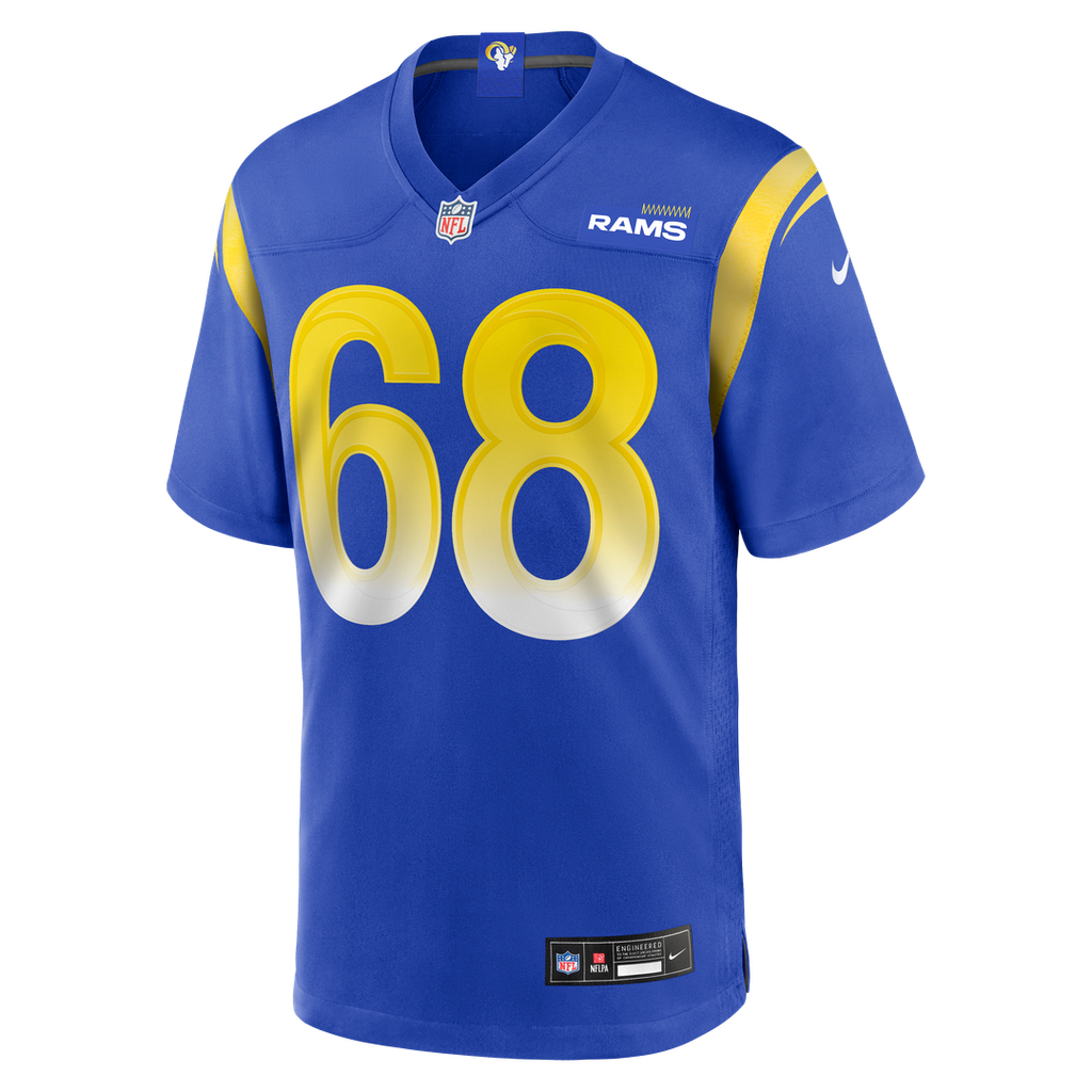 Los Angeles Rams Mike McAllister Nike Royal Home Game Jersey