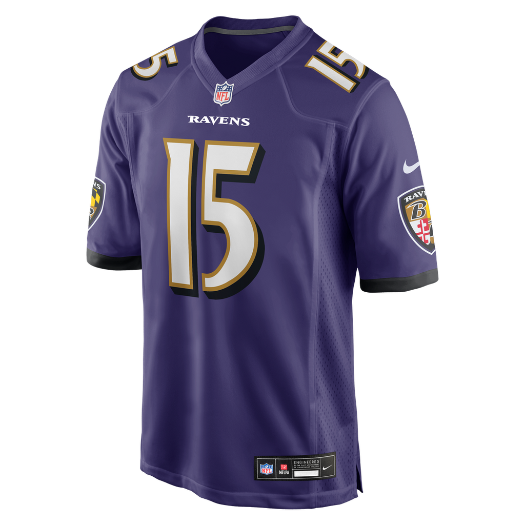Baltimore Ravens Cooper Rush Nike Purple Team Game Jersey