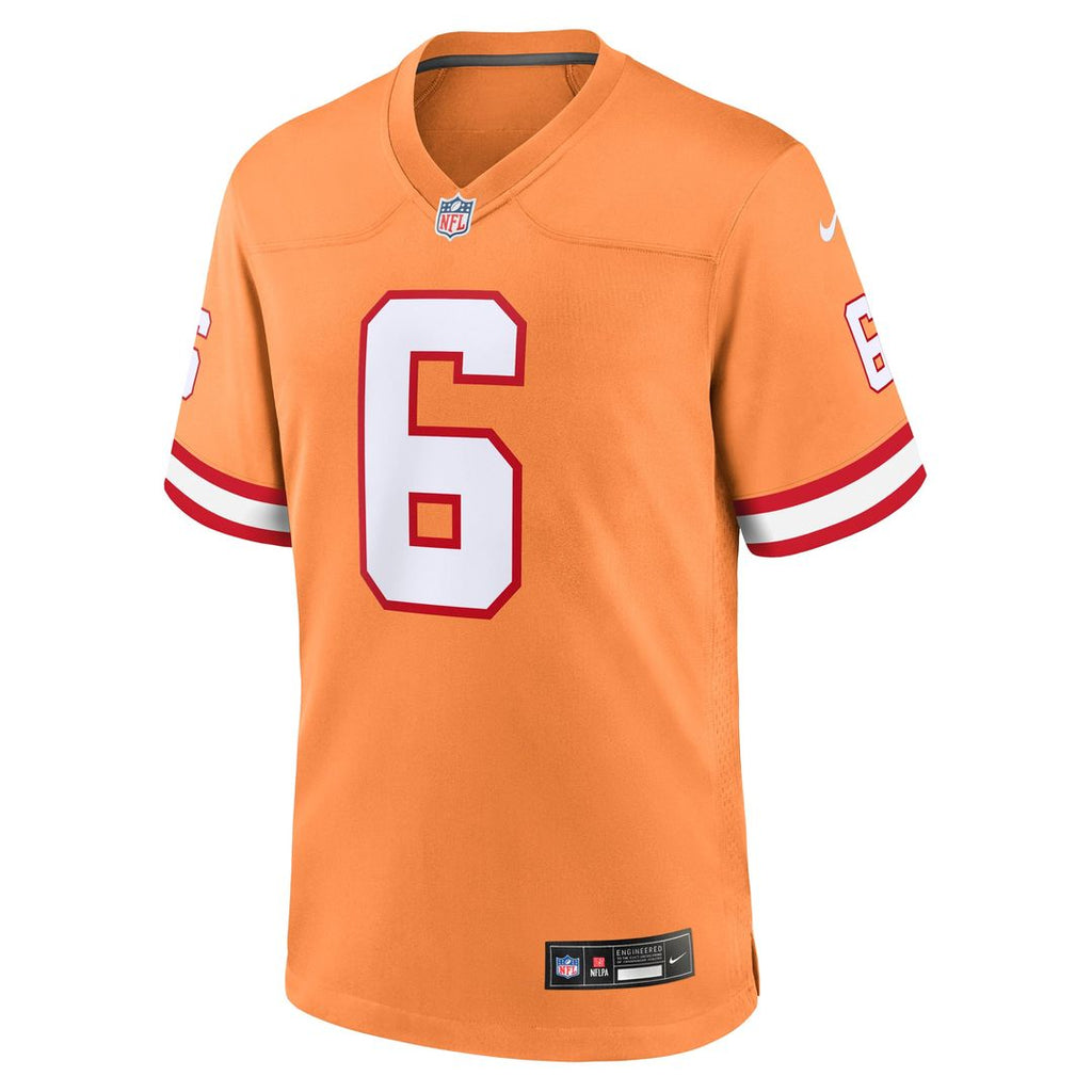 Tampa Bay Buccaneers Baker Mayfield Nike White Away Game Jersey