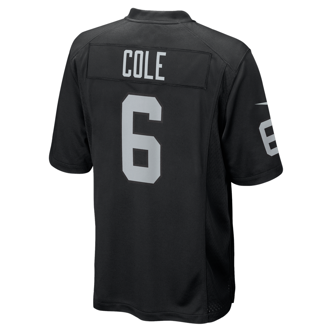 Las Vegas Raiders AJ Cole Nike Black Game Jersey