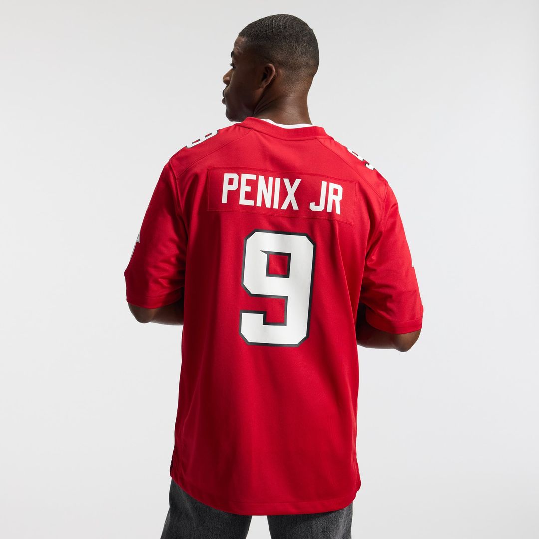Atlanta Falcons Michael Penix Jr. Nike Black Alternate Game Jersey
