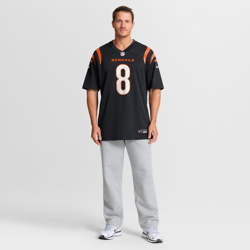 Cincinnati Bengals Ryan Rehkow Nike Black Game Jersey