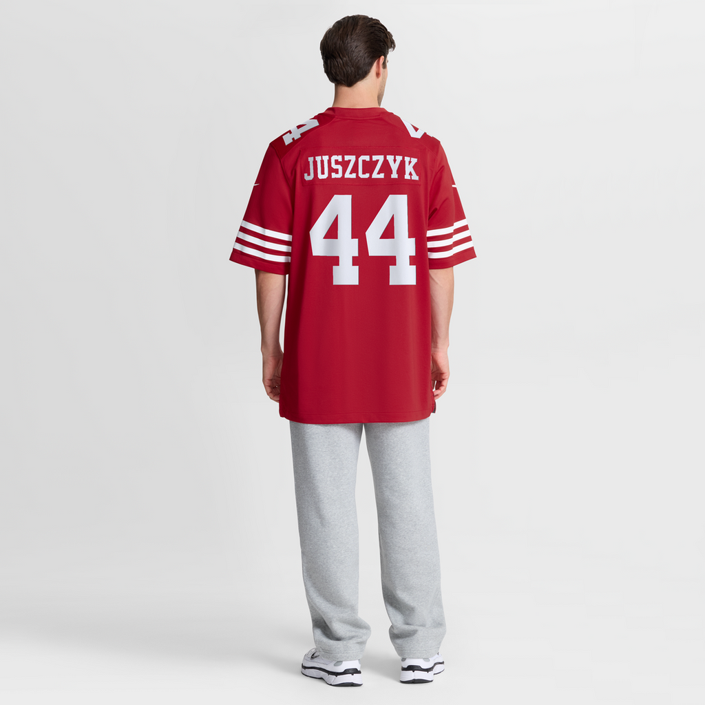 San Francisco 49ers Kyle Juszczyk Nike Scarlet 80th Anniversary Game Jersey