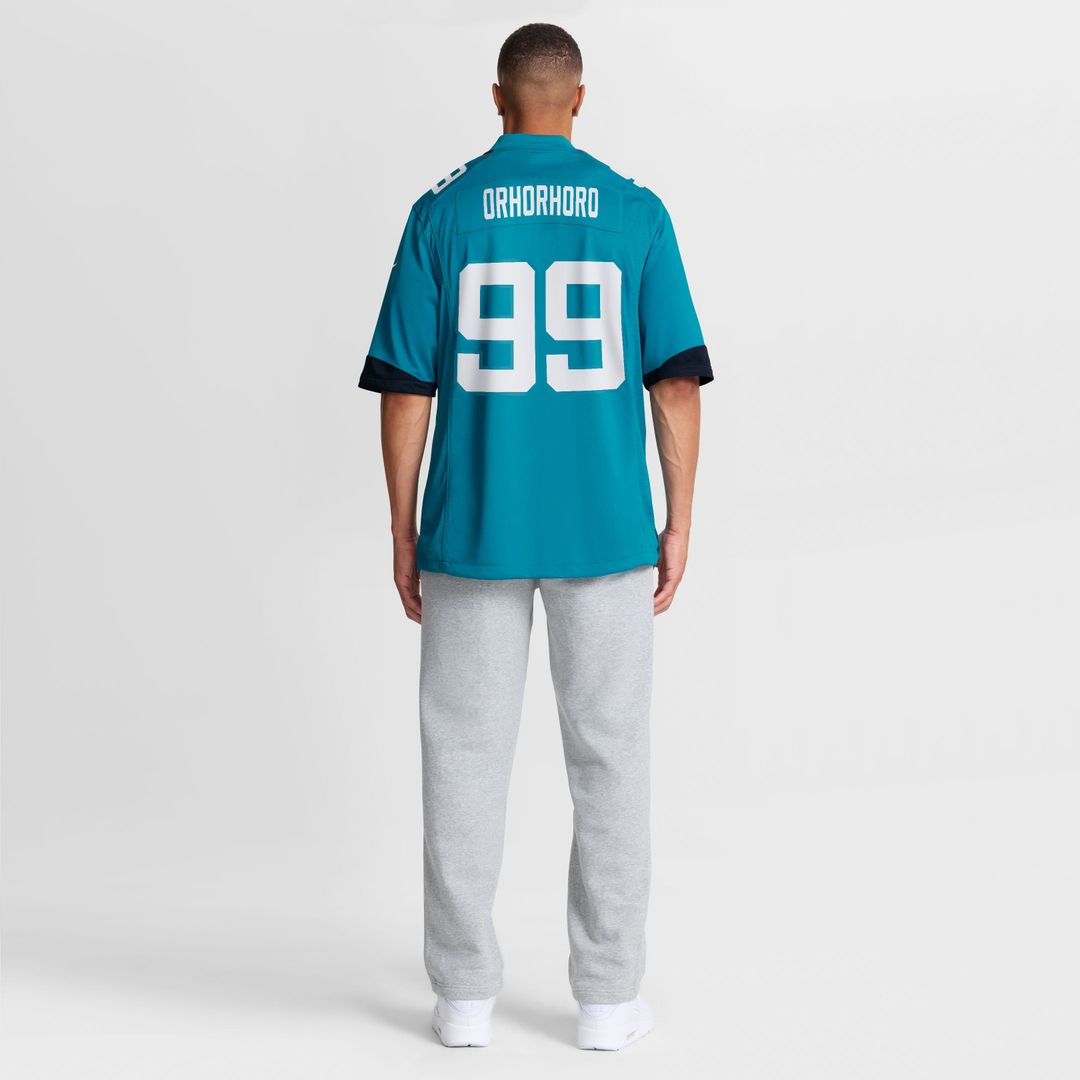 Jacksonville Jaguars Ruke Orhorhoro Nike Teal Team Game Jersey