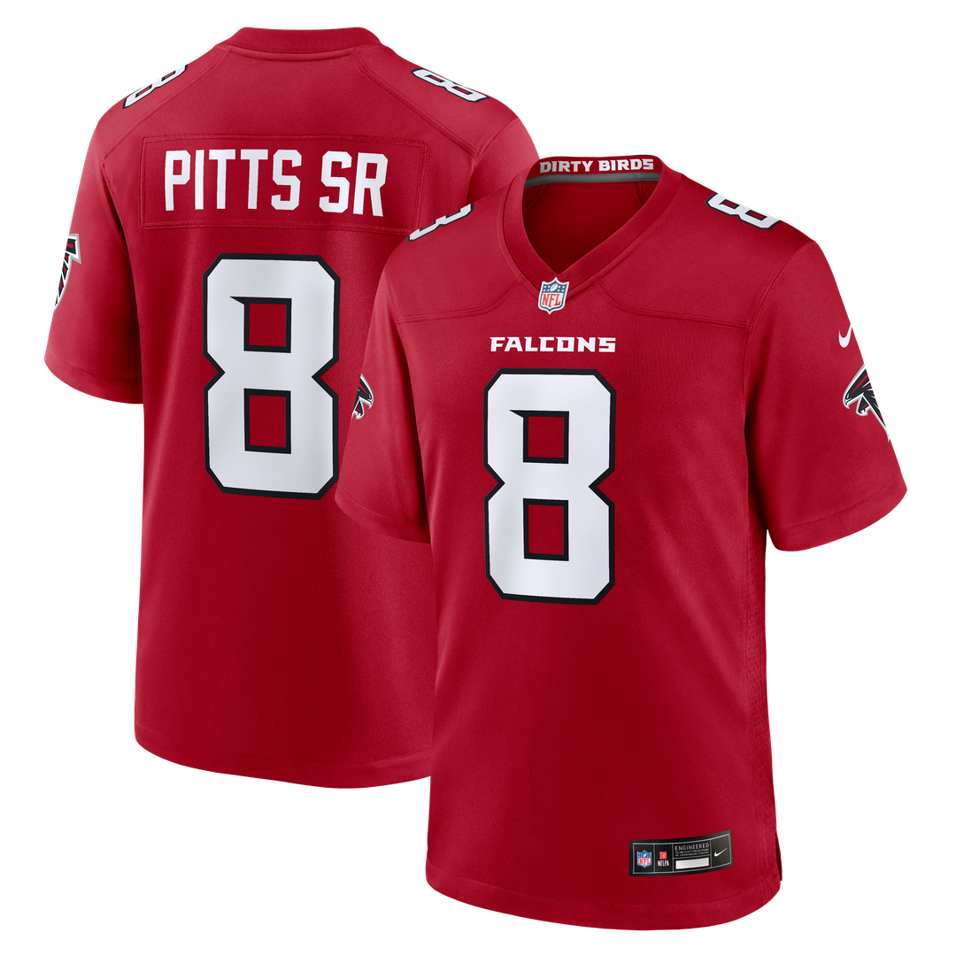 Atlanta Falcons Kyle Pitts Sr. Nike Black Alternate Game Jersey