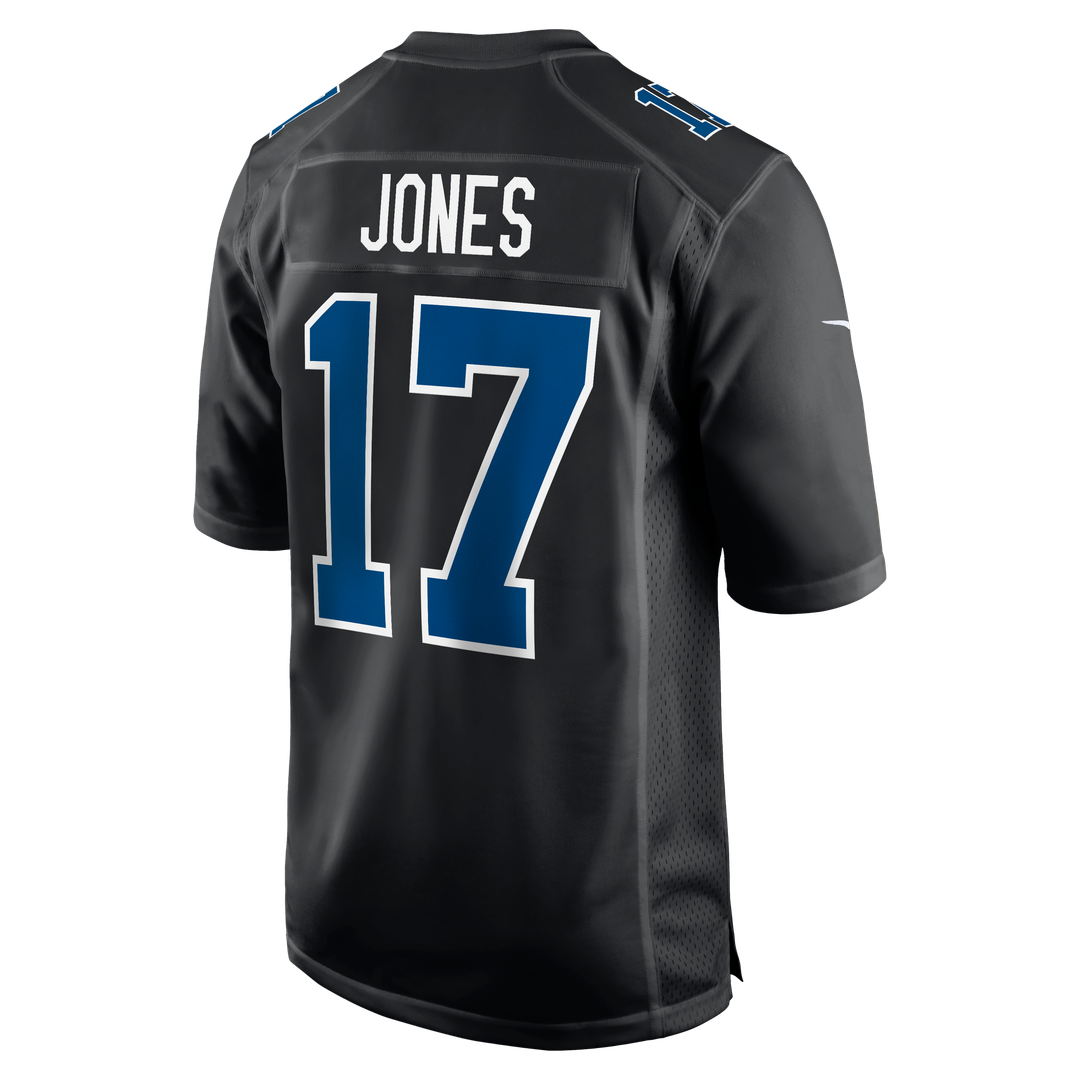 Indianapolis Colts Daniel Jones Nike Carbon Black Fashion Game Jersey