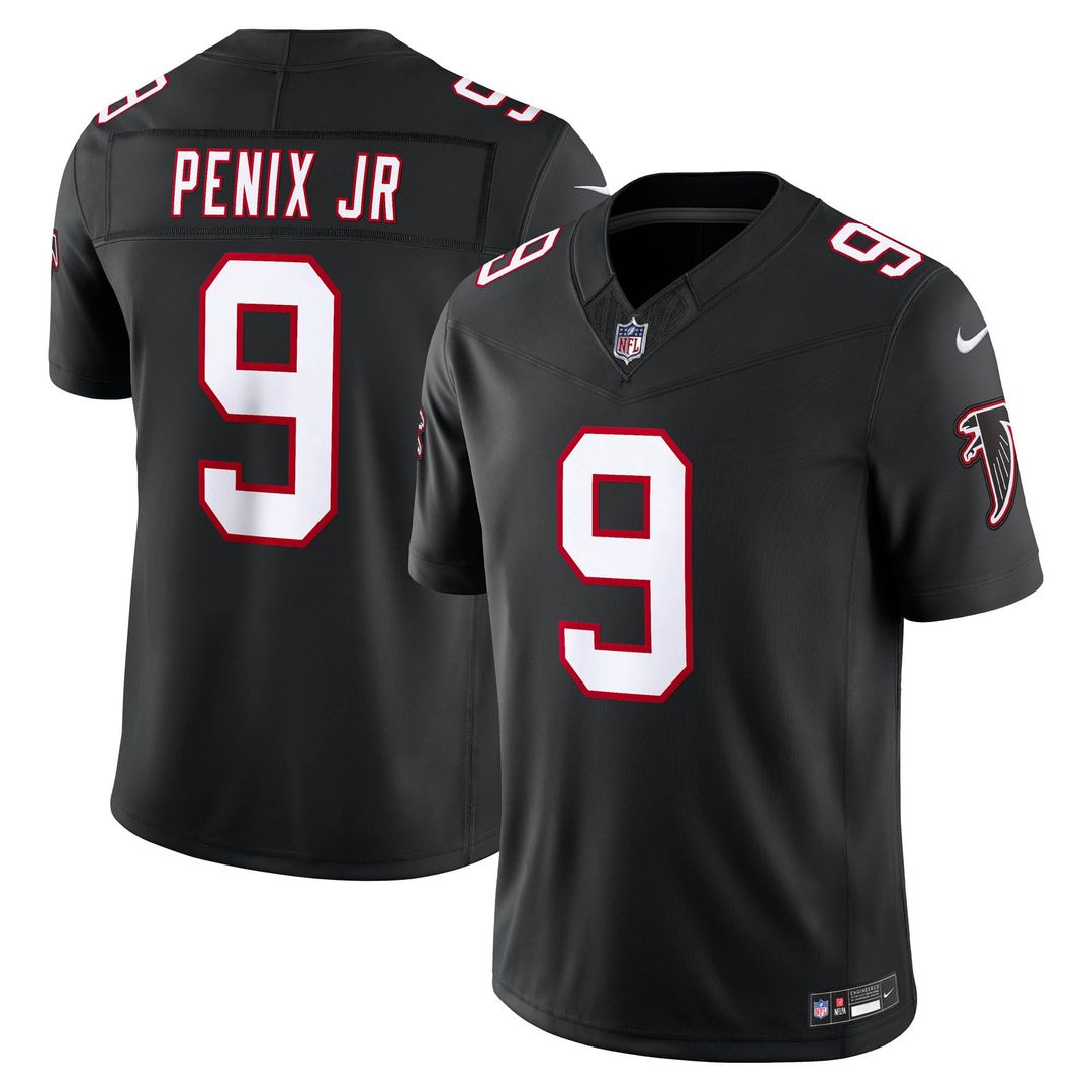 Atlanta Falcons Michael Penix Jr. Nike White Vapor F.U.S.E. Stitched Limited Jersey