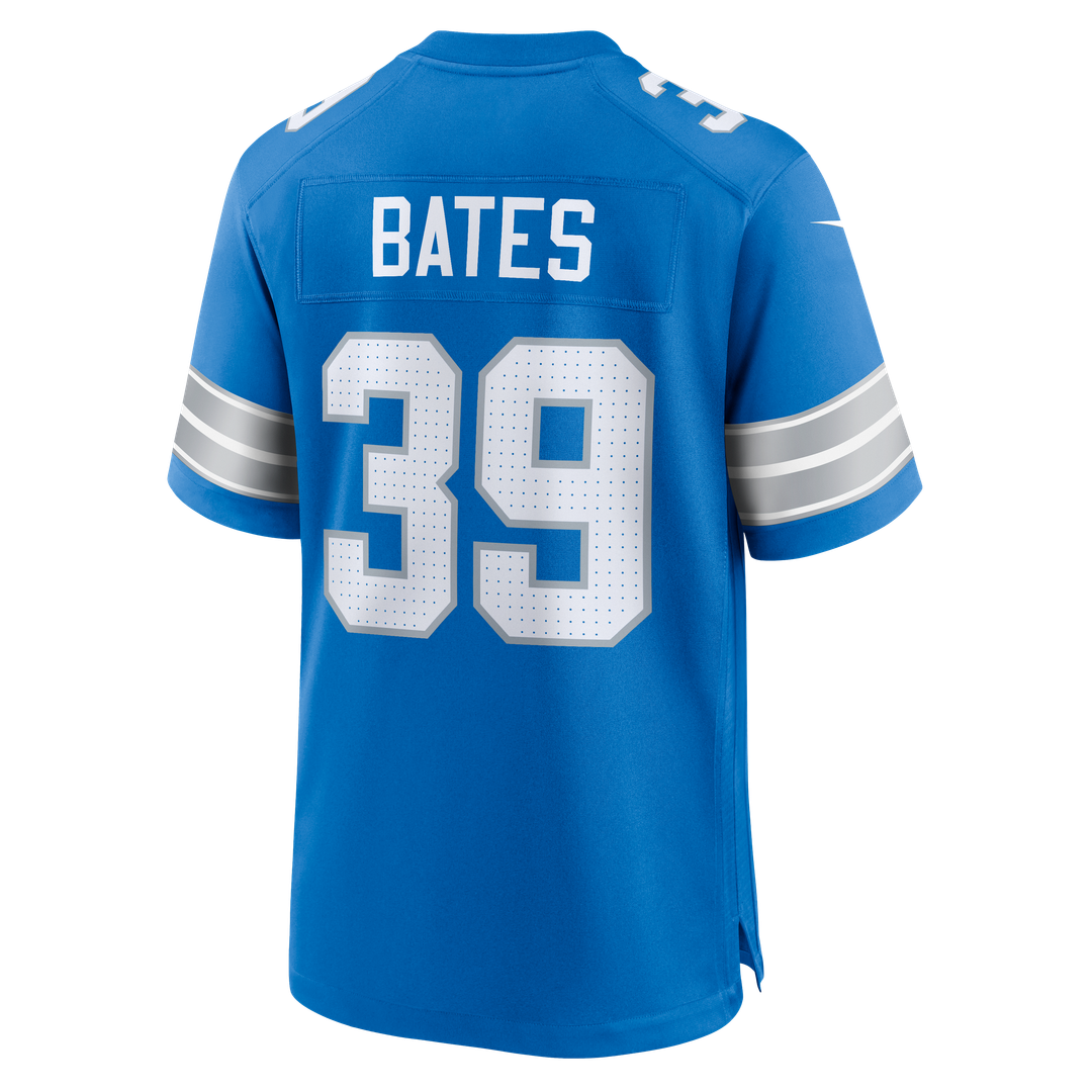 Detroit Lions Jake Bates Nike Blue Team Game Jersey