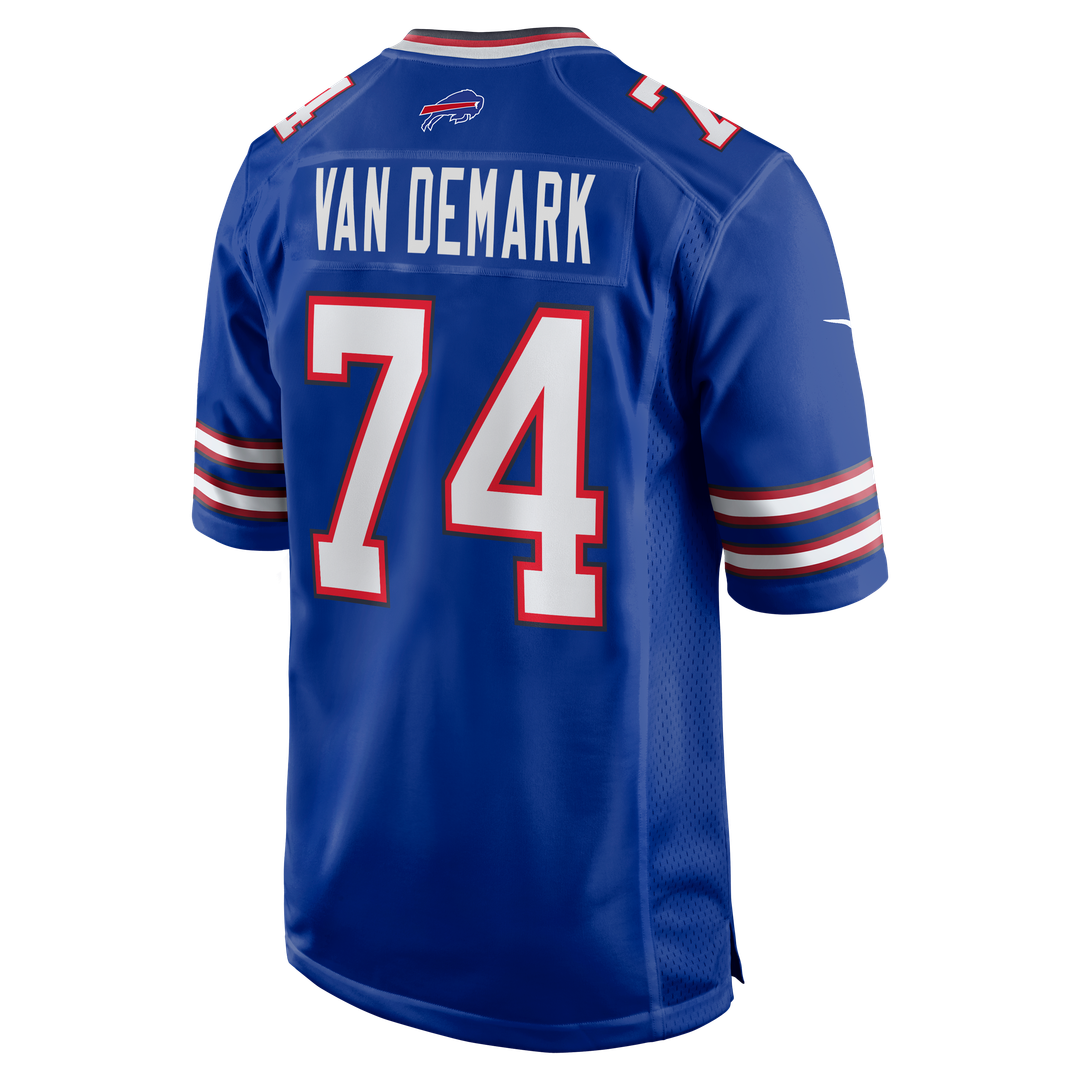 Buffalo Bills Ryan Van Demark Nike Royal Game Player Jersey