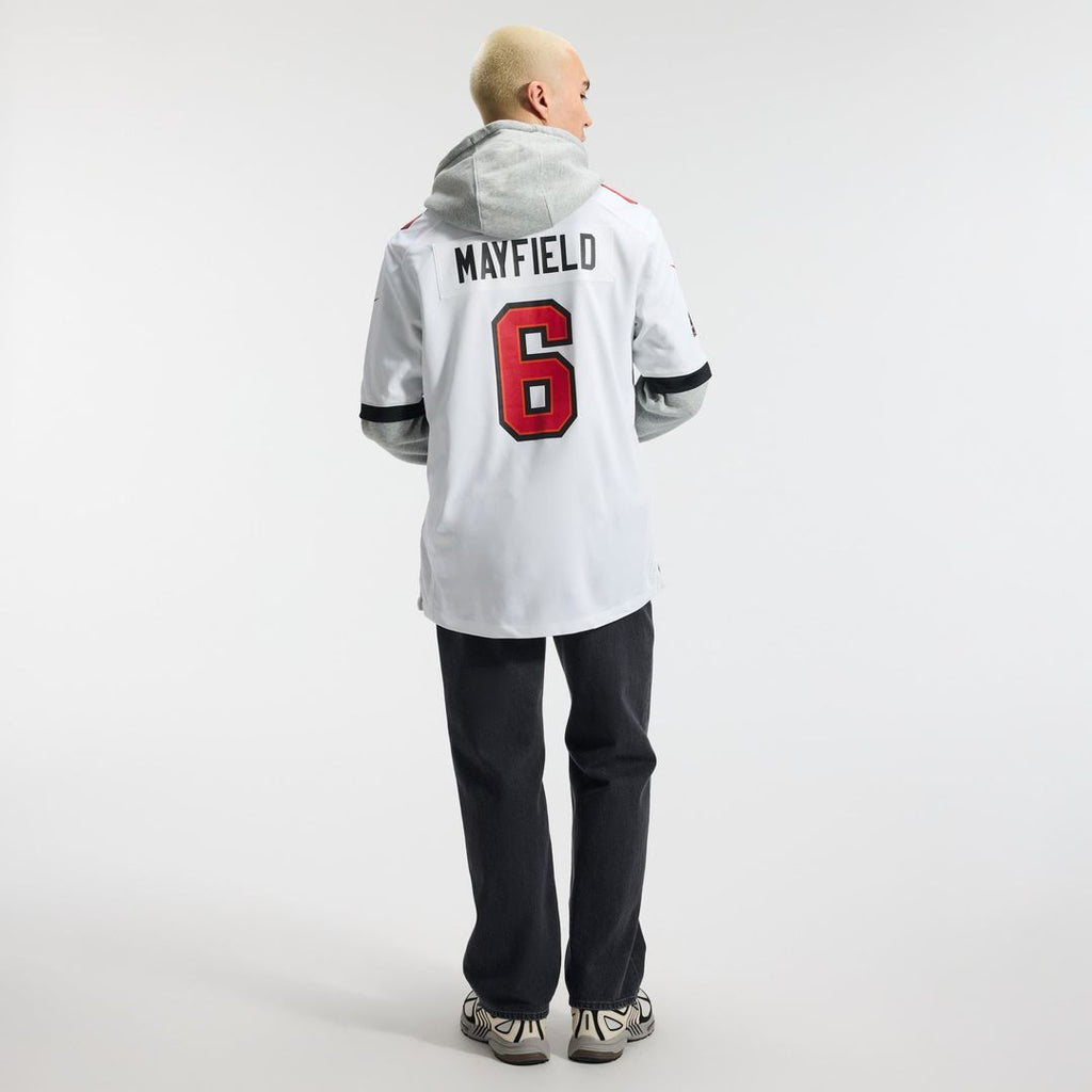 Tampa Bay Buccaneers Baker Mayfield Nike White Away Game Jersey