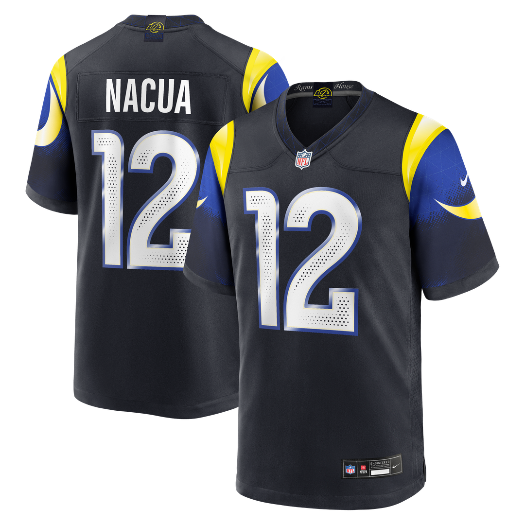 Los Angeles Rams Puka Nacua Nike Dark Blue Rivalries Collection Game Jersey