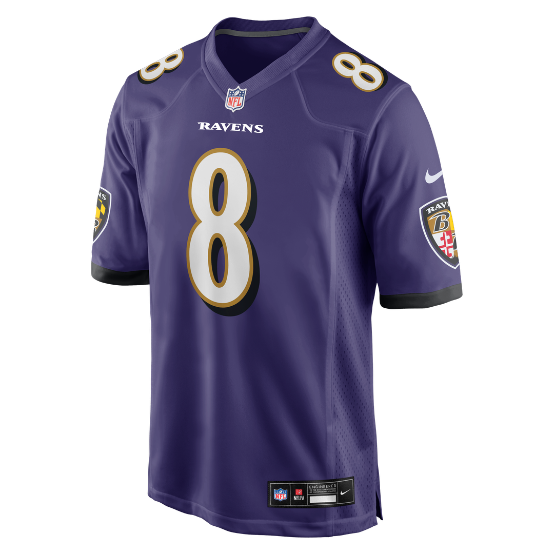 Baltimore Ravens Lamar Jackson Nike Purple Game Jersey