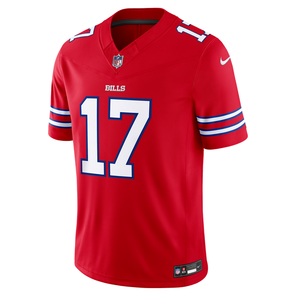 Buffalo Bills Josh Allen Nike White Vapor F.U.S.E. Stitched Limited Jersey