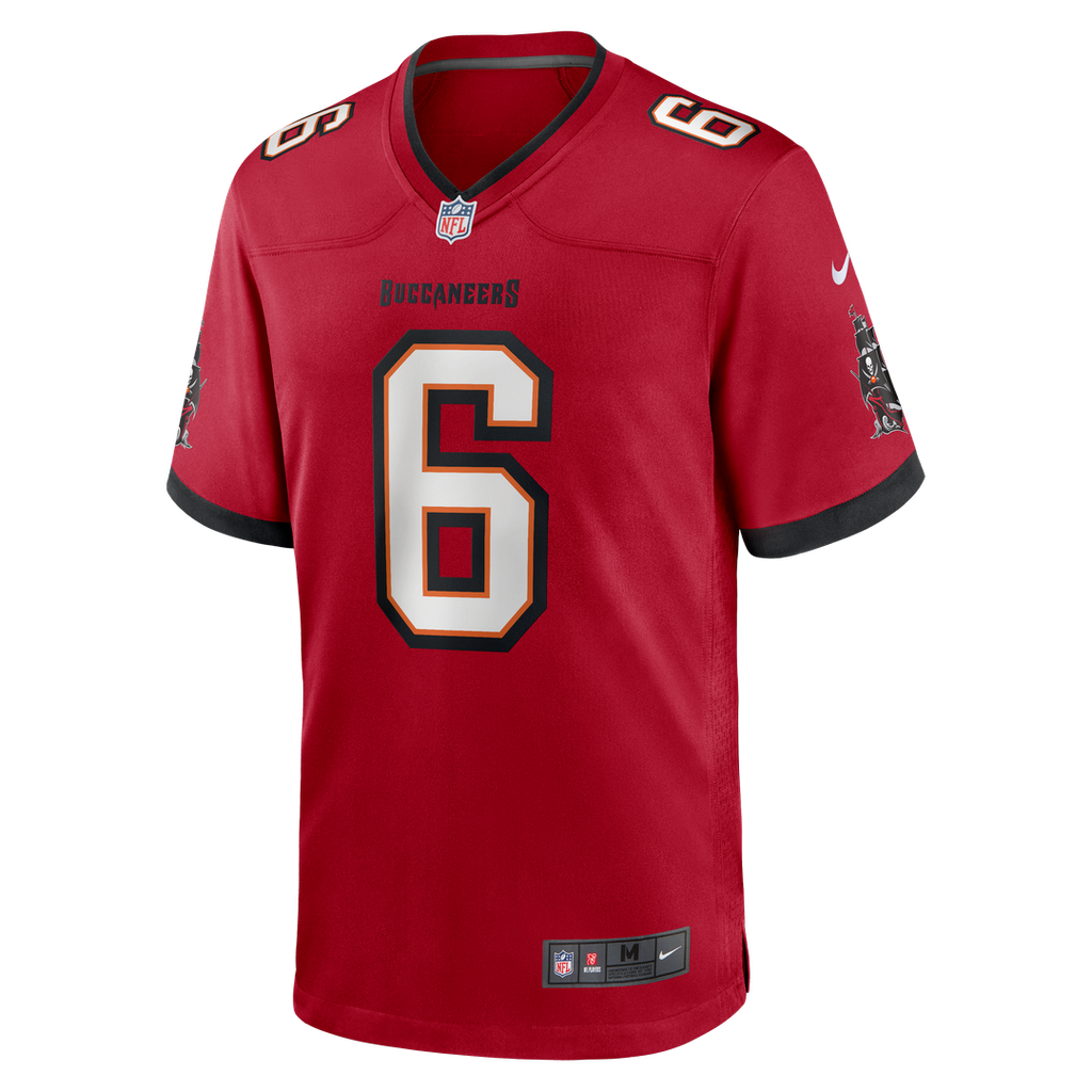 Tampa Bay Buccaneers Baker Mayfield Nike White Away Game Jersey