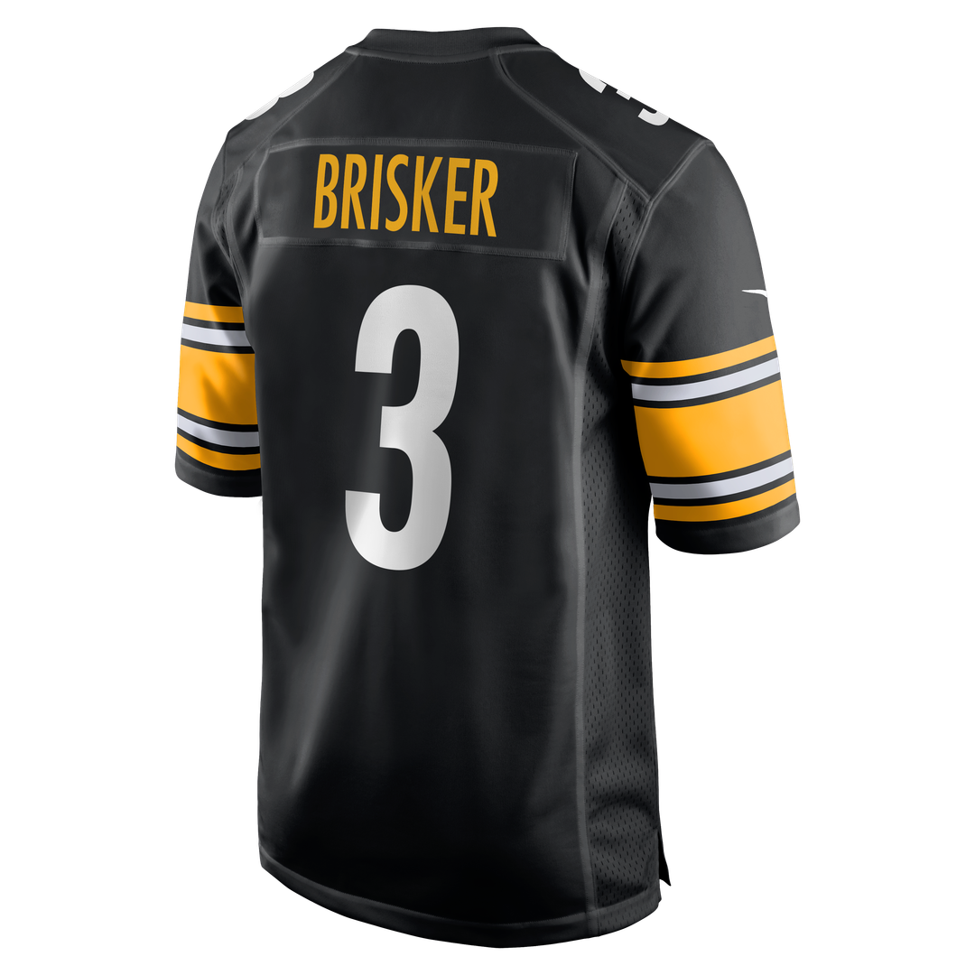 Pittsburgh Steelers Jaquan Brisker Nike Black Team Game Jersey