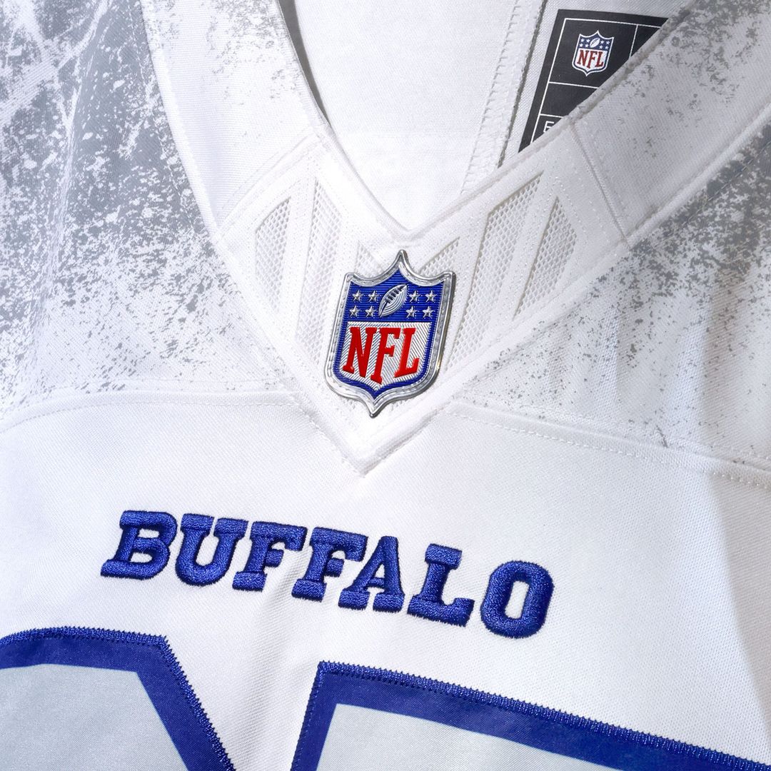 Buffalo Bills Dawson Knox Nike White Rivalries Collection Stitched Limited Jersey