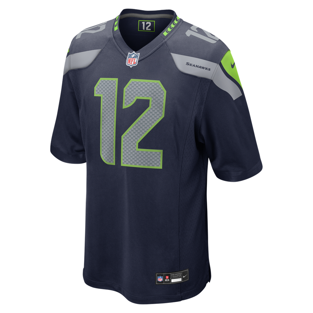 Seattle Seahawks 12s Nike White Game Jersey
