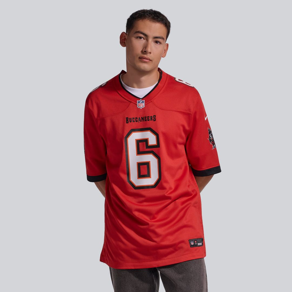 Tampa Bay Buccaneers Baker Mayfield Nike Orange Throwback Game Jersey