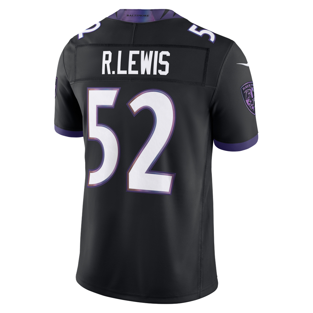 Baltimore Ravens Ray Lewis Nike Black Alternate Vapor F.U.S.E. Stitched Retired Player Limited Jersey