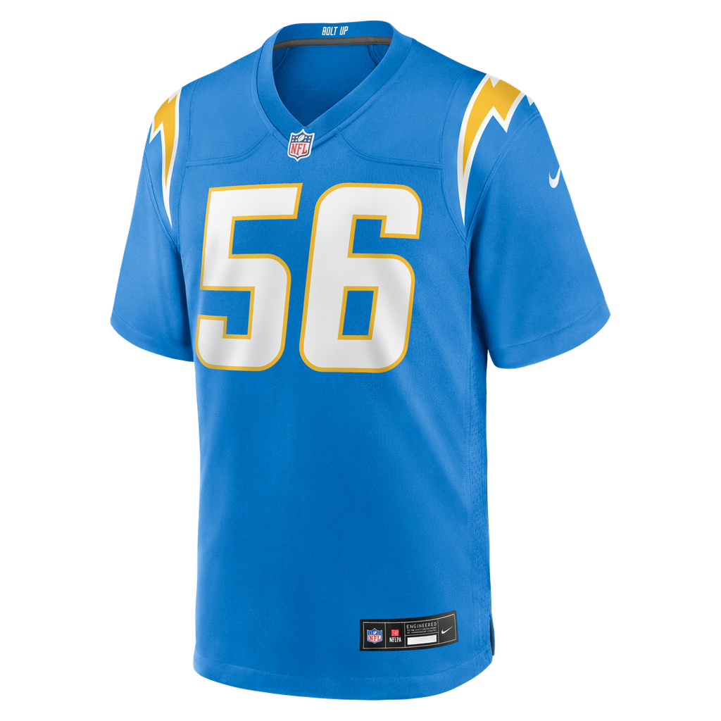 Los Angeles Chargers Shawne Merriman Nike Powder Blue Game Retired Player Jersey