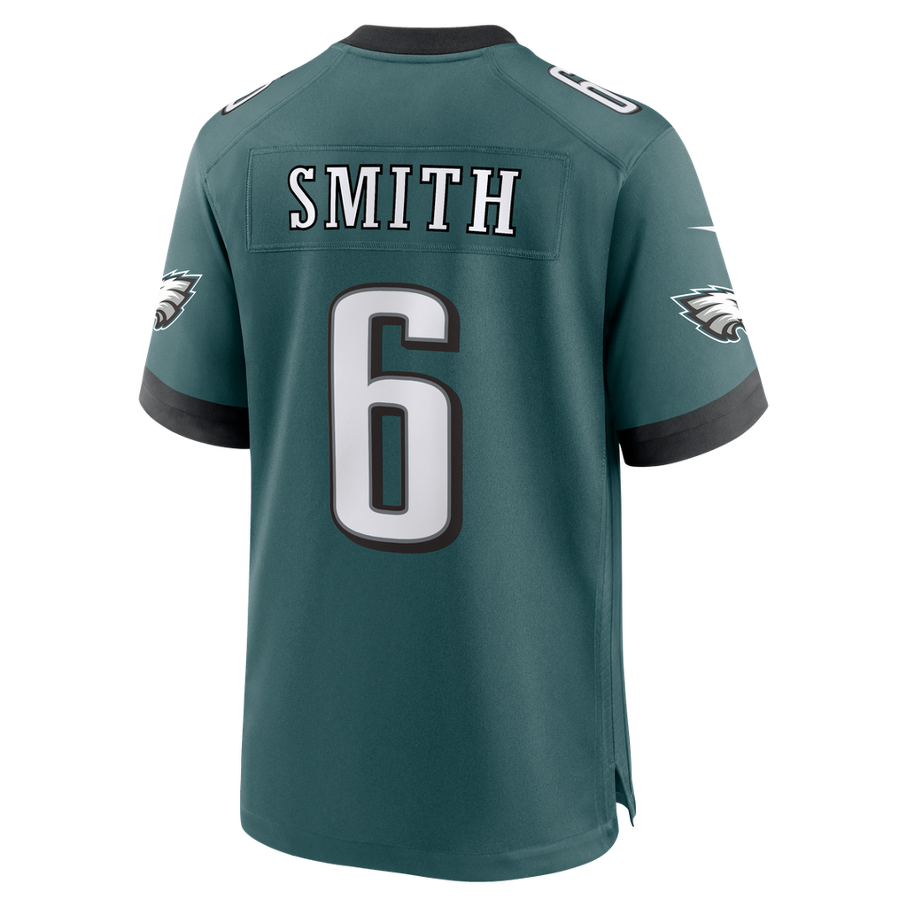 Philadelphia Eagles DeVonta Smith Nike White Game Jersey
