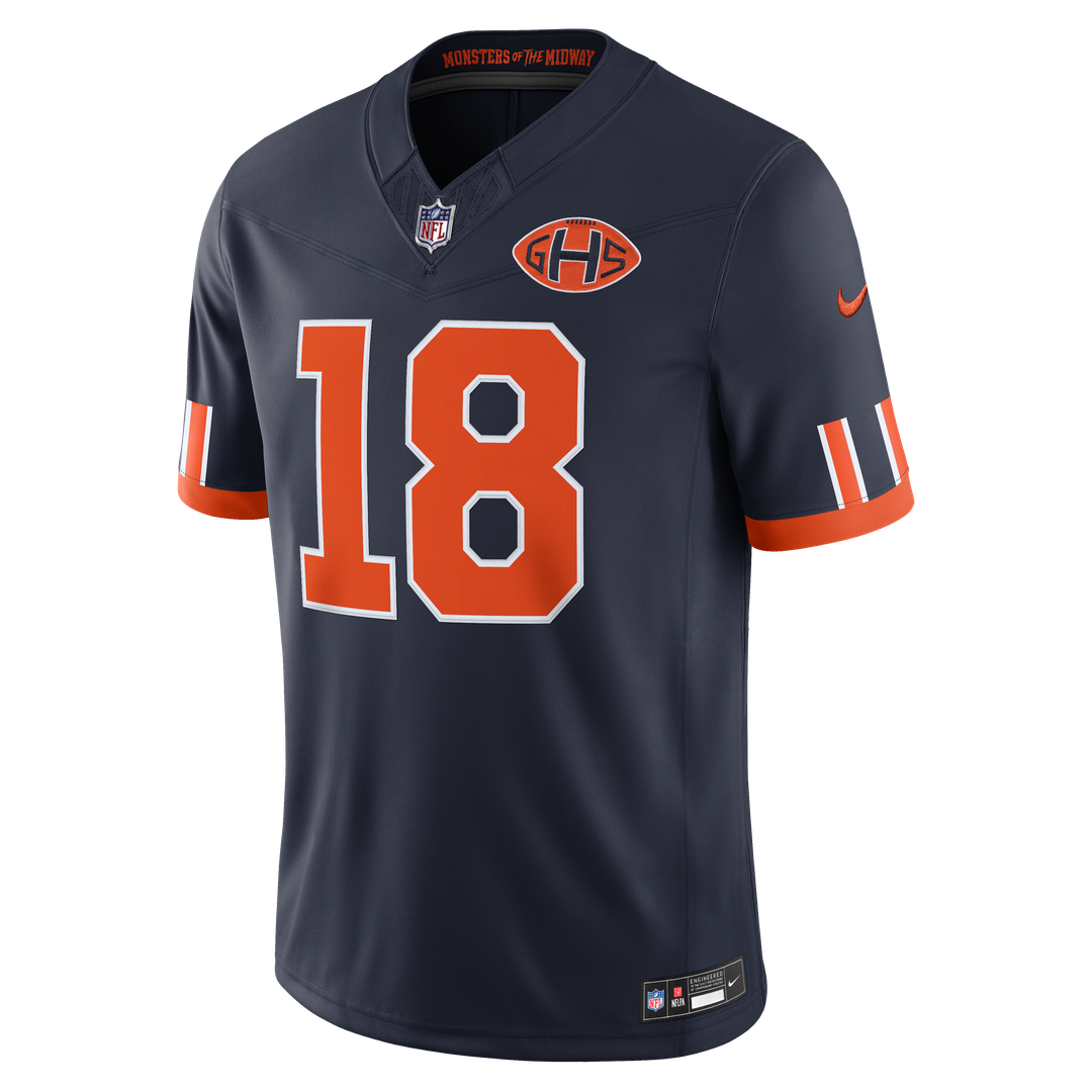 Chicago Bears Caleb Williams Nike Navy 2026 Rivalries Collection Stitched Limited Jersey