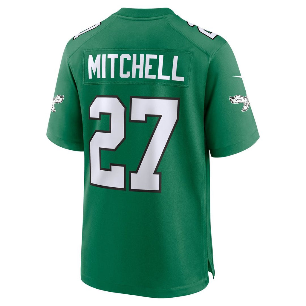 Philadelphia Eagles Quinyon Mitchell Nike Black Alternate Game Jersey