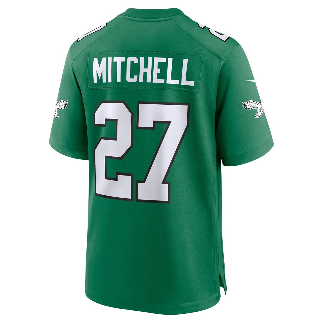 Philadelphia Eagles Quinyon Mitchell Nike Black Alternate Game Jersey