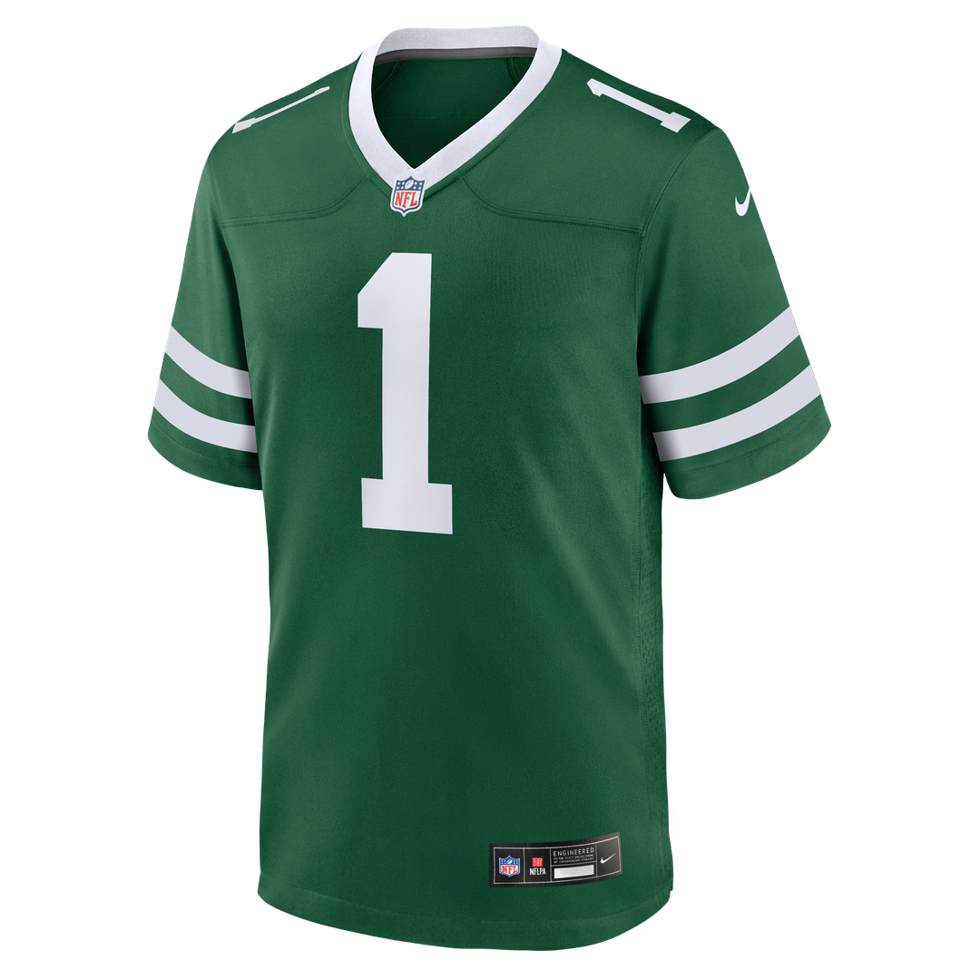 New York Jets Kenyon Sadiq Nike Green Team Game Jersey